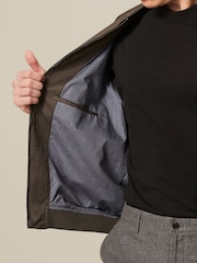Khaki Green Smart Bomber Jacket - Image 4 of 10