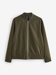 Khaki Green Smart Bomber Jacket - Image 6 of 10