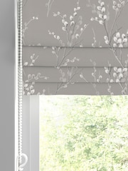 Laura Ashley Grey Pussy Willow Made to Measure Roman Blind - Image 2 of 7
