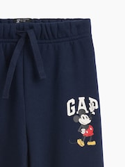Azul marino - Pantalones de chándal holgados con cintura elástica y logotipo de Mickey Mouse de Disney de Gap (6 meses - 5 años) - Imagen 3 de 3
