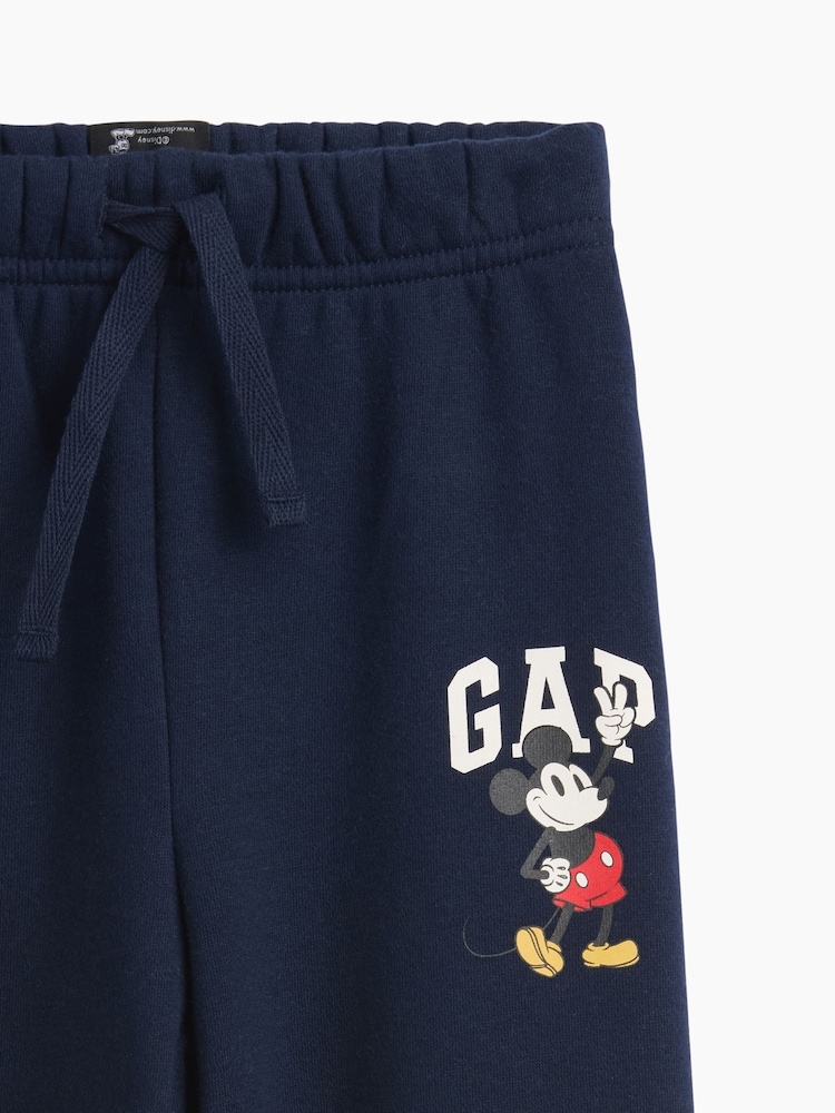 Azul marino - Pantalones de chándal holgados con cintura elástica y logotipo de Mickey Mouse de Disney de Gap (6 meses - 5 años) - Imagen 3 de 3 Azul marino - Pantalones de chándal holgados con cintura elástica y logotipo de Mickey Mouse de Disney de Gap (6 meses - 5 años) - Imagen 3 de 3