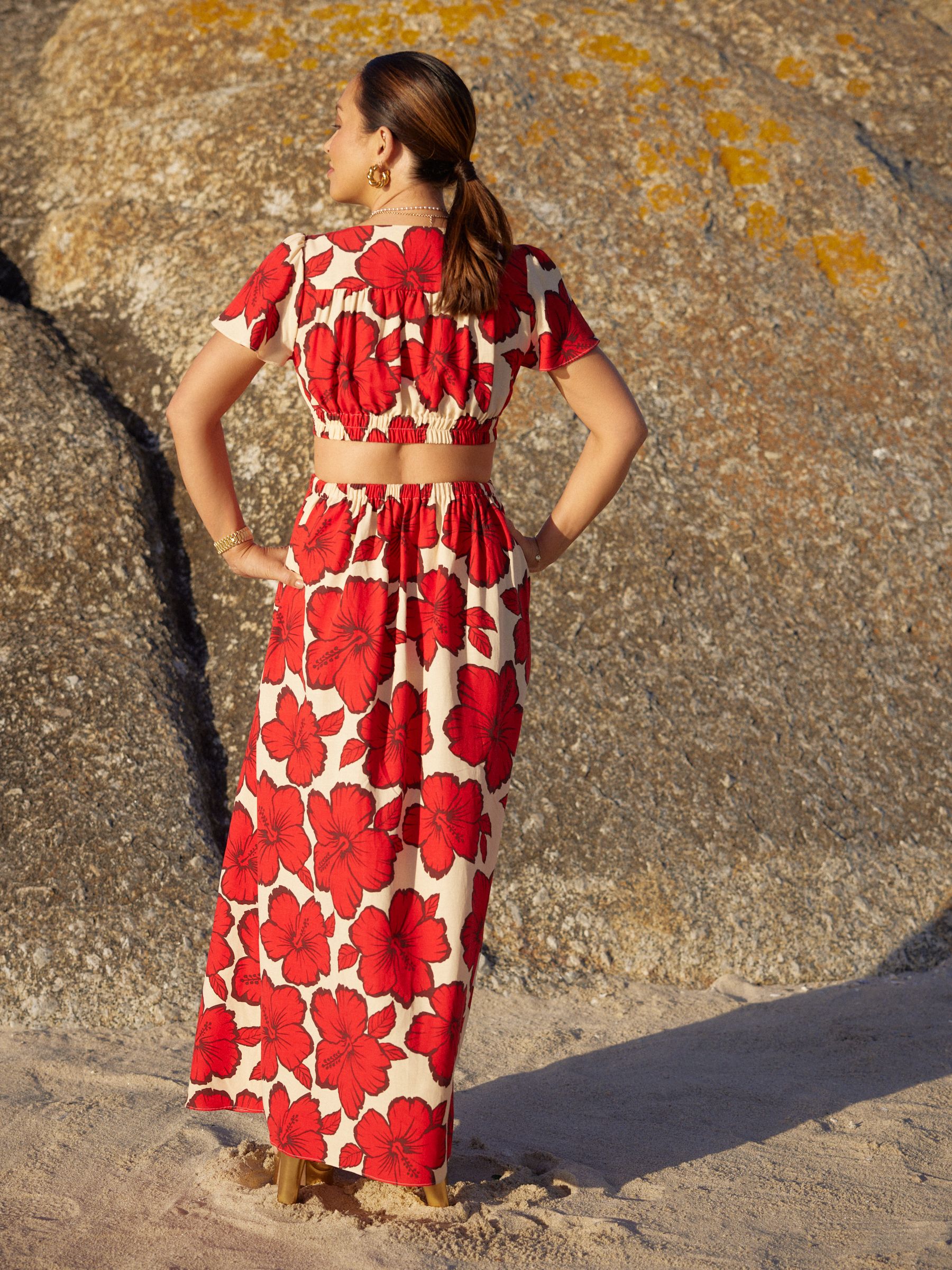 Myleene klass floral maxi dress online