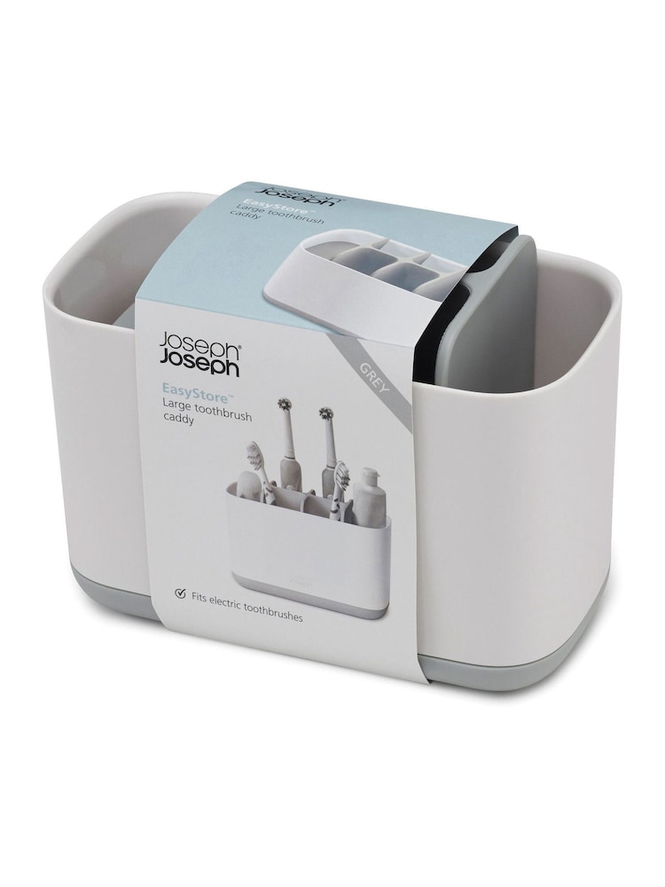 Joseph® Joseph Grey EasyStore Large White And Grey Toothbrush Tidy - Image 2 of 4