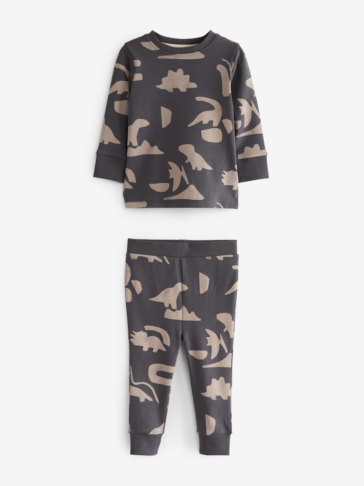 Neutral/Schwarz/Dinosaurier - Kuschelpyjamas 3er-Pack (9Monate–10Jahre) - Bild 10 von 10 Neutral/Schwarz/Dinosaurier - Kuschelpyjamas 3er-Pack (9Monate–10Jahre) - Bild 10 von 10