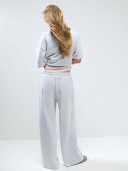 River Island Grey Premium Wide Leg Joggers - Image 2 of 4