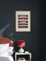 Joules Heritage Harbour Wood Framed Print Wall Art - 4şəkildən 3 şəkil