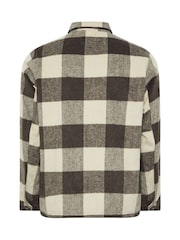BadRhino Big & Tall Brown Check Shacket - Image 6 of 6