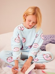 Blue Doughnut Cosy Fleece Pyjamas (9mths-16yrs) - Image 2 of 7