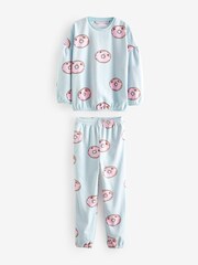 Blue Doughnut Cosy Fleece Pyjamas (9mths-16yrs) - Image 4 of 7