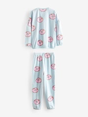 Blue Doughnut Cosy Fleece Pyjamas (9mths-16yrs) - Image 5 of 7