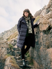 Seasalt Cornwall Ink Black Holywell Bay Waterproof Coat - Image 2 of 4