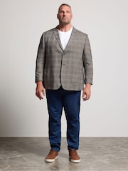 BadRhino Big & Tall Grey Heritage Check Blazer - Image 2 of 6