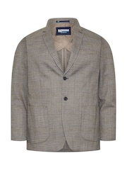 BadRhino Big & Tall Grey Heritage Check Blazer - Image 5 of 6