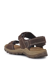 Pavers Brown Casual Dual Touch-Fasten Sandals - Image 2 of 5