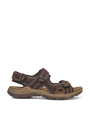 Pavers Brown Casual Dual Touch-Fasten Sandals - Image 3 of 5