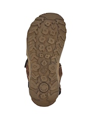 Pavers Brown Casual Dual Touch-Fasten Sandals - Image 5 of 5