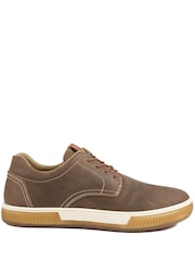 Jones Bootmaker Dark Brown Seaford Suede Trainers - Image 3 of 5