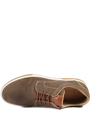 Jones Bootmaker Dark Brown Seaford Suede Trainers - Image 4 of 5
