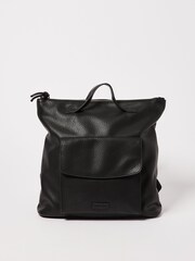 Oliver Bonas Black Slouch Jackie Backpack - Image 1 of 6