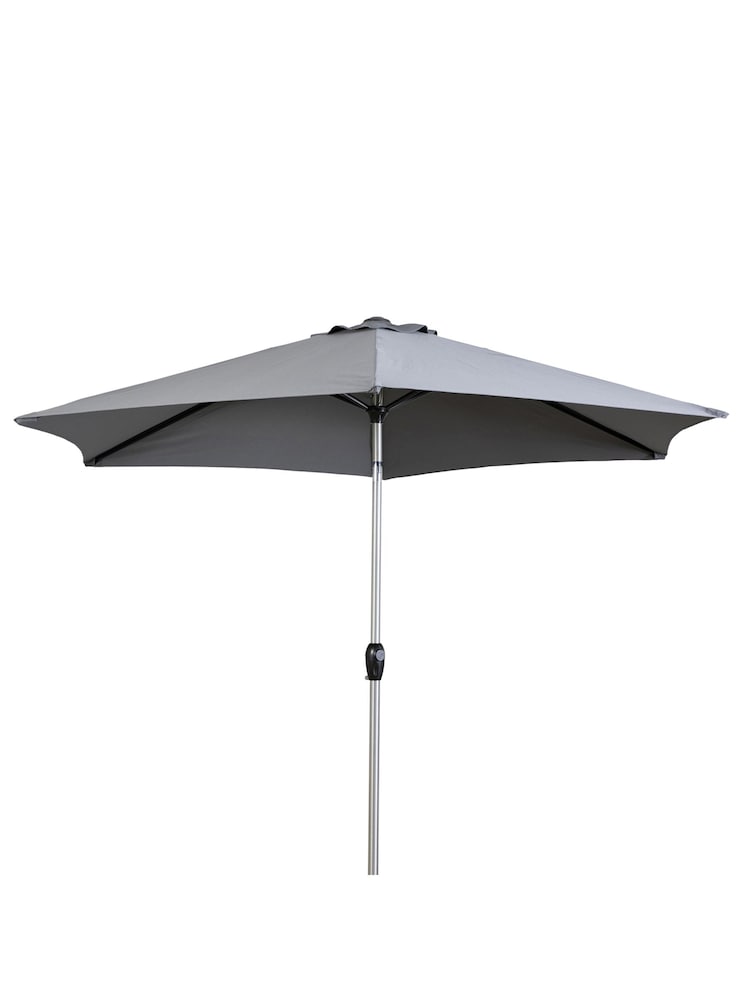 Gallery Grey Garden Ballylar 2.7m Parasol - Image 2 of 3 Gallery Grey Garden Ballylar 2.7m Parasol - Image 2 of 3