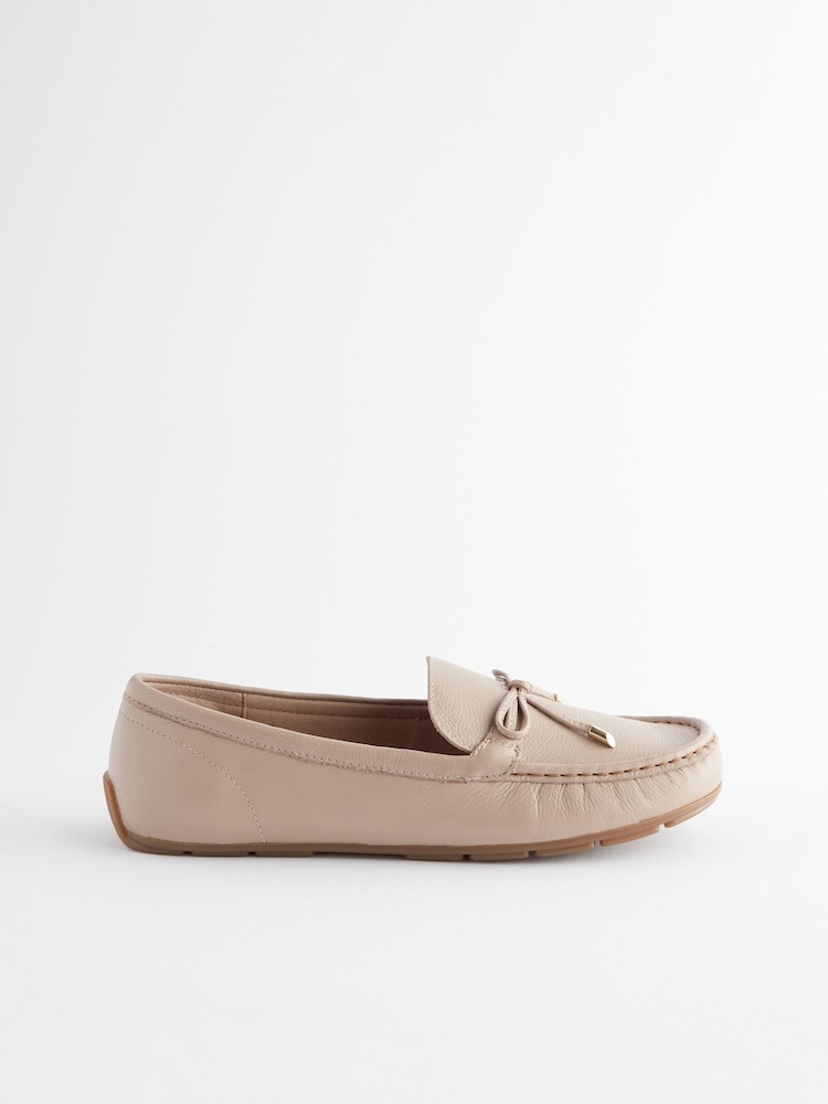 Nude - Forever Comfort®, Driver-Schuhe aus Leder mit Schleife - Bild 2 von 5