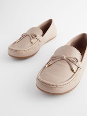 Nude - Forever Comfort®, Driver-Schuhe aus Leder mit Schleife - Bild 3 von 5