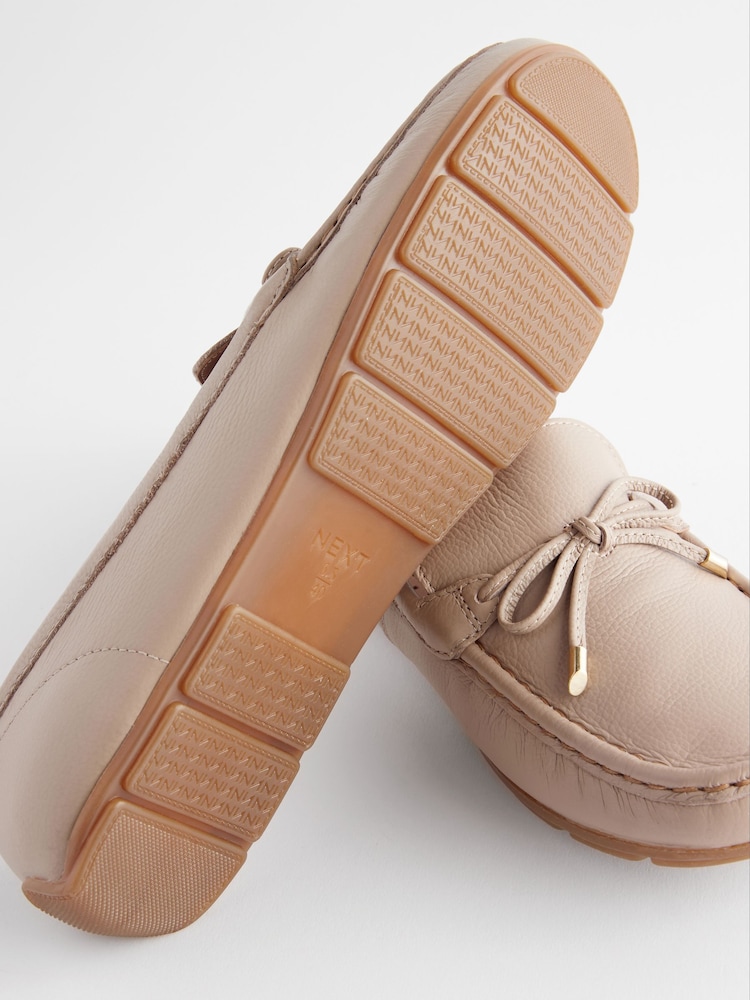 Nude - Forever Comfort®, Driver-Schuhe aus Leder mit Schleife - Bild 5 von 5 Nude - Forever Comfort®, Driver-Schuhe aus Leder mit Schleife - Bild 5 von 5