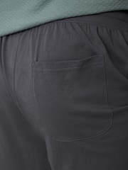Sage Green/Grey 100% Cotton Textured Short Pyjama Set - Image 6 of 11