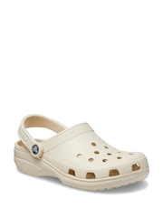 Crocs Beige Adults Classic Clogs - Image 1 of 5