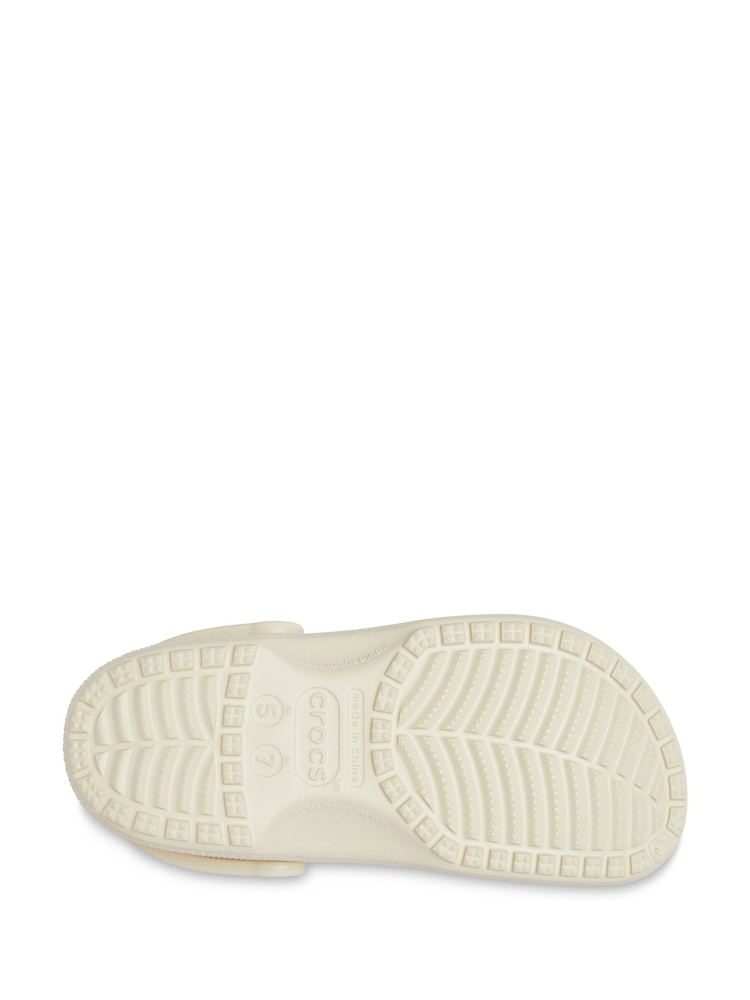 Crocs Beige Adults Classic Clogs - Image 2 of 5