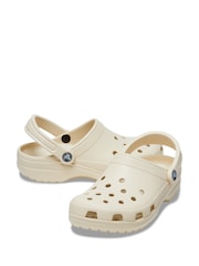 Crocs Beige Adults Classic Clogs - Image 3 of 5