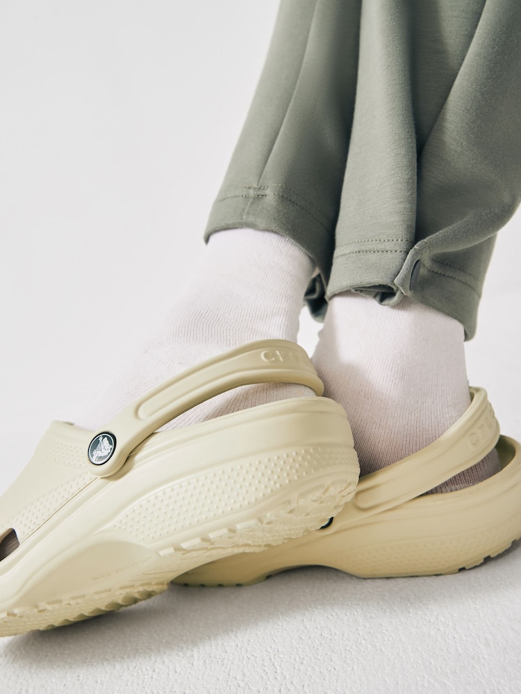 Crocs Beige Adults Classic Clogs - Image 6 of 6