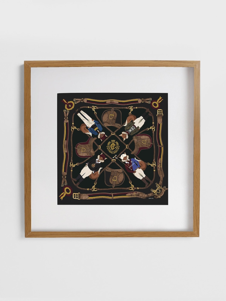 Joules Original Jonty Wood Mounted Framed Print Wall Art - Image 2 sur 4 Joules Original Jonty Wood Mounted Framed Print Wall Art - Image 2 sur 4