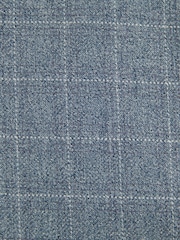 Light Blue Check Suit Waistcoat - Image 5 of 5