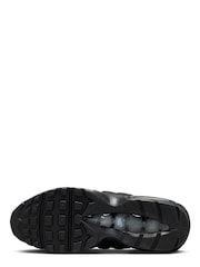 Nike Black/Blue Air Max 95 Trainers - Image 10 of 10
