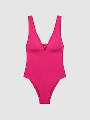 Reiss Pink Luna Italian Fabric Swimsuit - Image 2 of 5