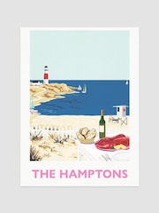 Joules Happily Hamptons Wood Framed Print Wall Art - Image 1 sur 4