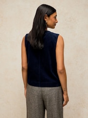 White Stuff Blue Millie Shell Waistcoat - Image 2 of 6