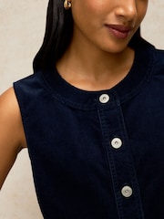 White Stuff Blue Millie Shell Waistcoat - Image 5 of 6