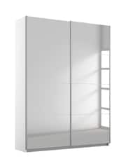 Rauch White Cameron Mirror 1.3m Sliding Semi-Fitted Wardrobe - Image 2 of 2