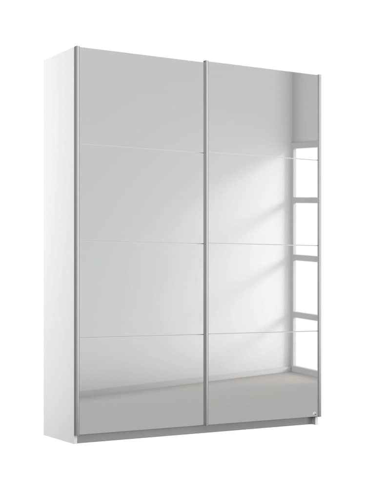 Rauch White Cameron Mirror 1.3m Sliding Semi-Fitted Wardrobe - Image 2 of 2