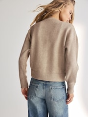 Green Tinted Rigid Wide Leg 100% Cotton Jeans - Image 2 of 3
