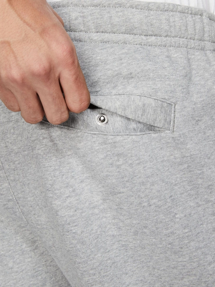 Nike Light Grey Club Cuffed Joggers - Image 10 of 12