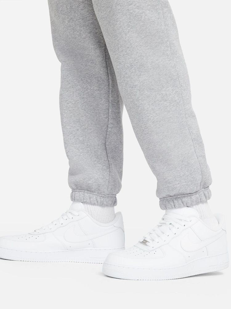 Nike Light Grey Club Cuffed Joggers - Image 11 of 12