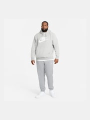 Nike Light Grey Club Cuffed Joggers - Image 12 of 12