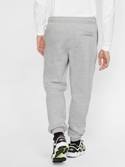 Nike Light Grey Club Cuffed Joggers - Image 2 of 12