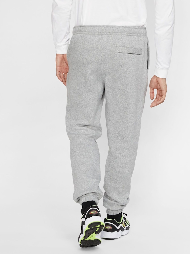 Nike Light Grey Club Cuffed Joggers - Image 2 of 12