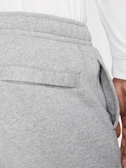 Nike Light Grey Club Cuffed Joggers - Image 7 of 12