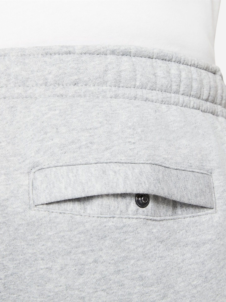 Nike Light Grey Club Cuffed Joggers - Image 8 of 12