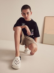 White Monochrome Clogs - Image 2 of 9